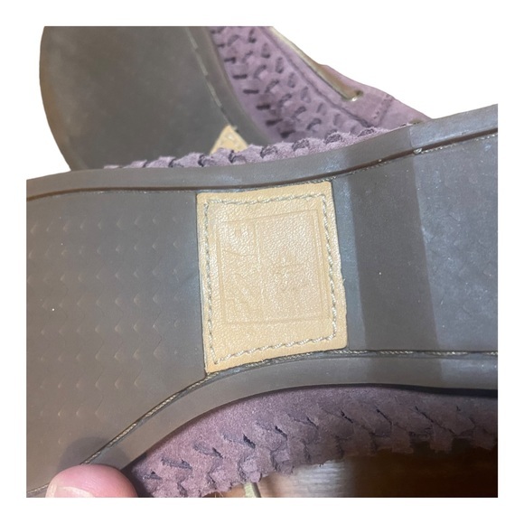 Frye Quincy woven Boat 7M mauve - Picture 9 of 10